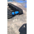 Cheap rubber or steel crawler robot car vehicle chassis undercarriage system agriculture farm home machines use